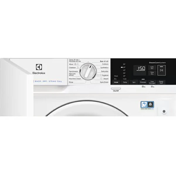 Electrolux PerfectCare 700 7KG/4KG 1600RPM Fully Integrated Washer Dryer - White | EWD746PCBI - Image 2