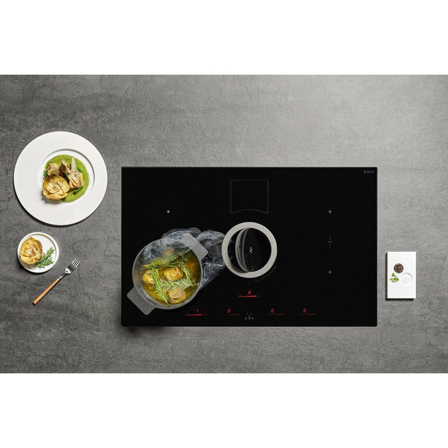 Elica NikolaTesla Switch 85CM 4 Zone Induction Hob - Black | NIKOSWITCHRECYCLEBL - Image 3
