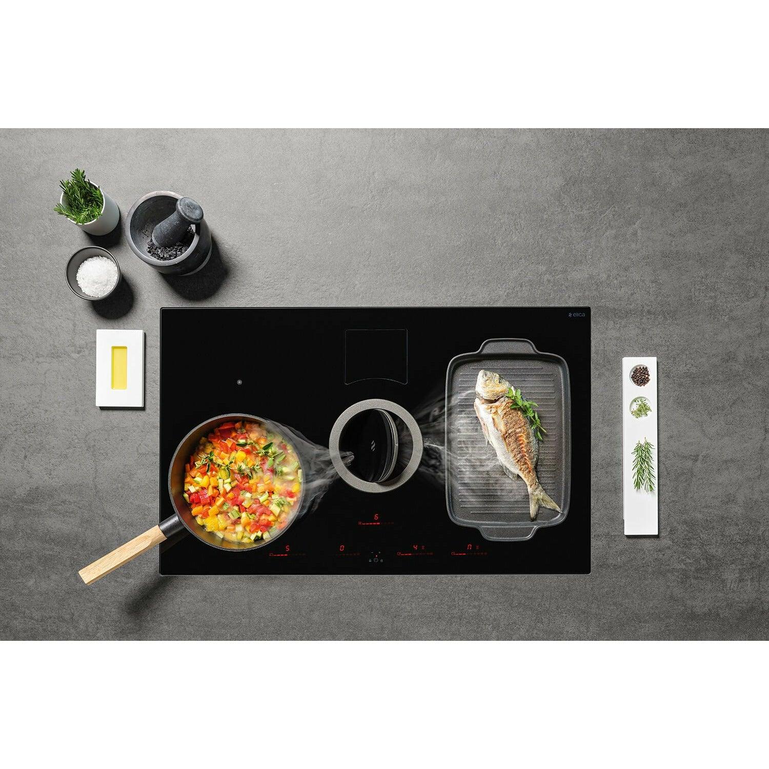 Elica NikolaTesla Switch 85CM 4 Zone Induction Hob - Black | NIKOSWITCHRECYCLEBL - Image 4