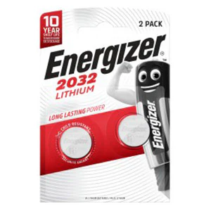 Energizer Lithium Coin Cell Battery - Pack of 2 | ELICR2032B2