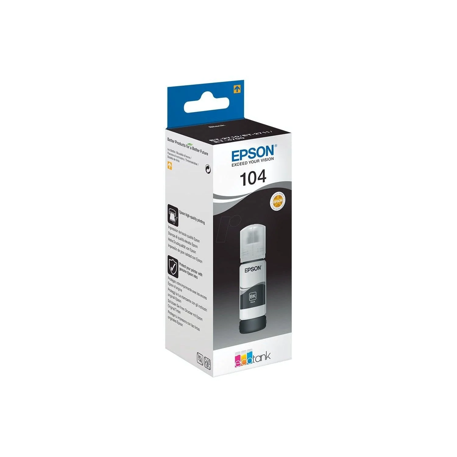 Epson 104 EcoTank Ink Bottle - Black | SEPS1430 - Image 2