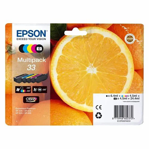Epson 33 Claria Premium Ink Cartridge - Multicolor | SEPS1213