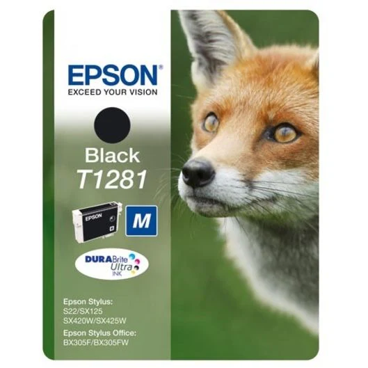 Epson Fox T1281 Ink Cartridge - Black | SEPS0300