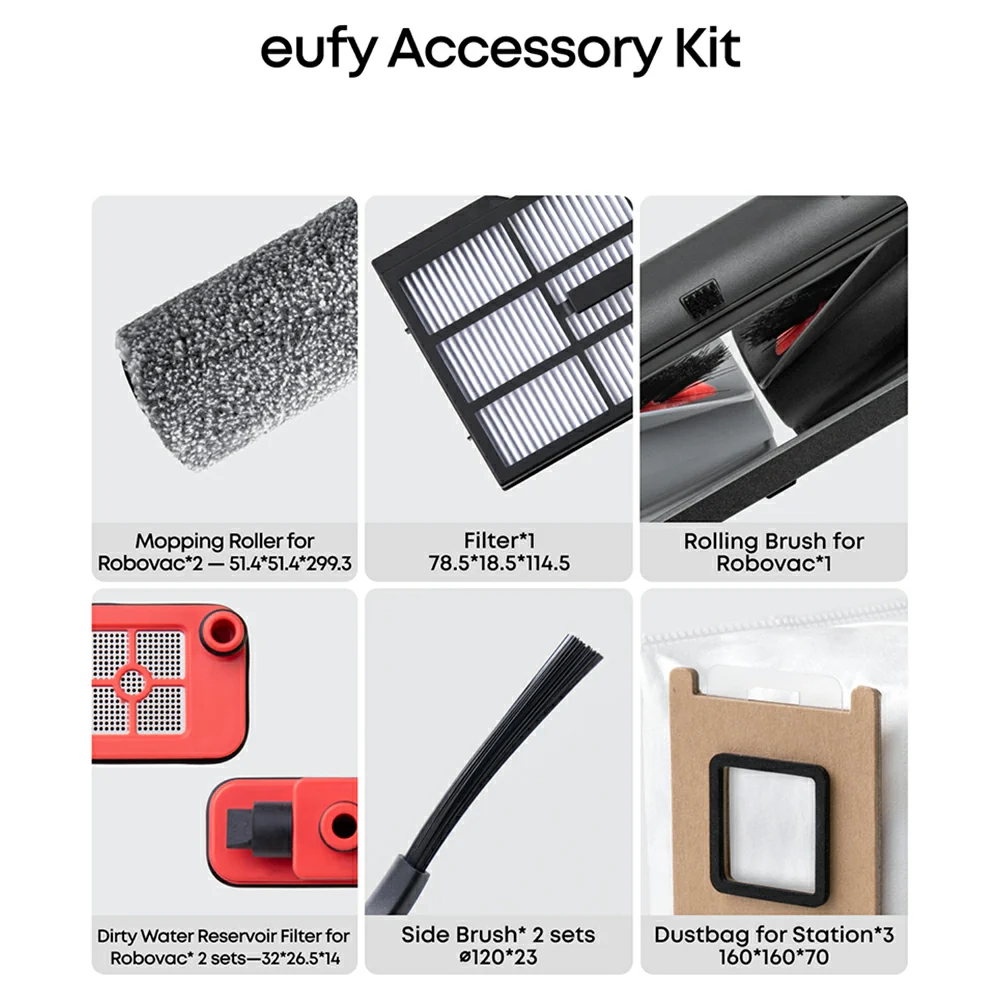 Eufy Accessories Package For Eufy Robot Vacuum Omni E28 and E25 | T290QAR0 - Image 3