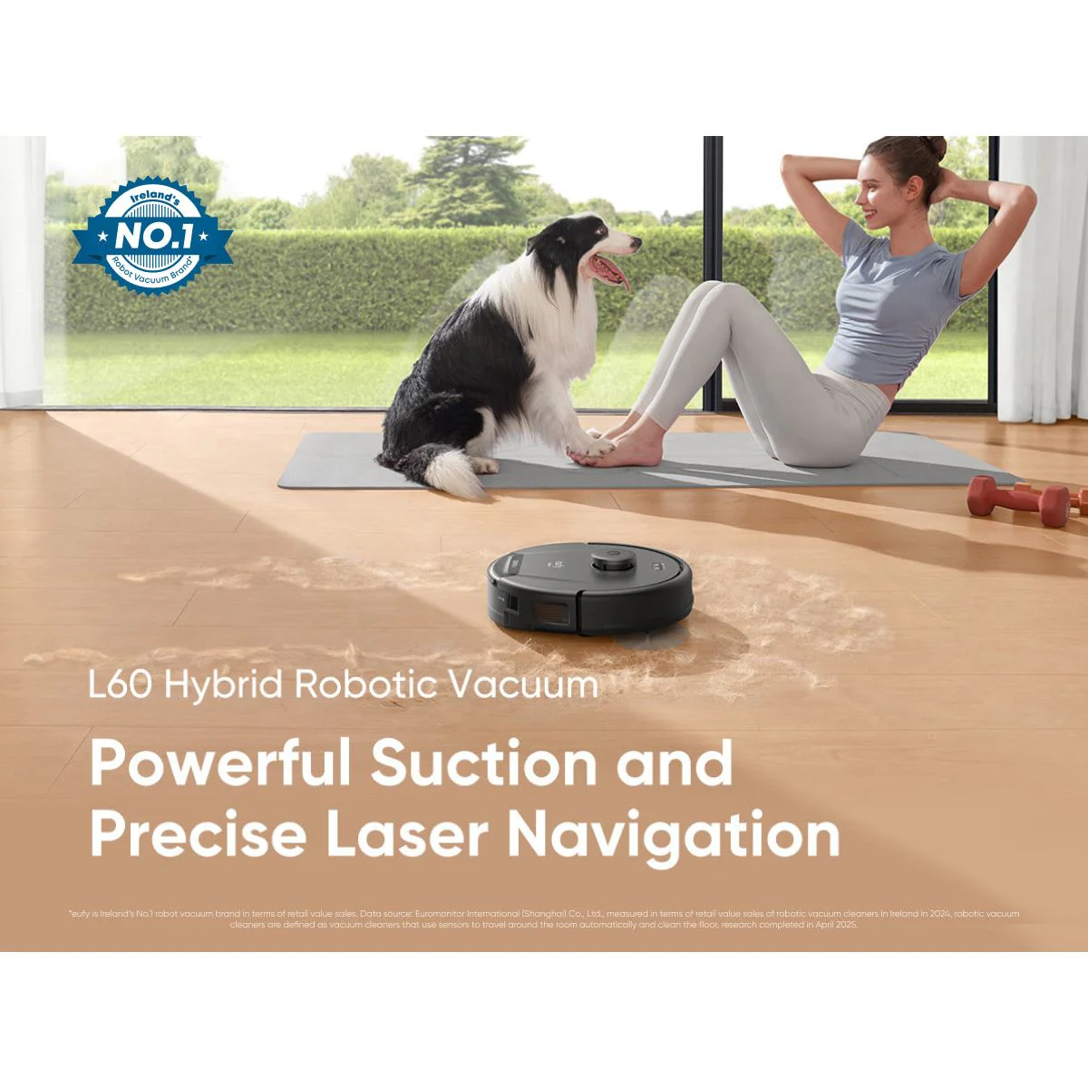 Eufy L60 Hybrid Robot Vacuum Cleaner - Black | T2268V11 - Image 10