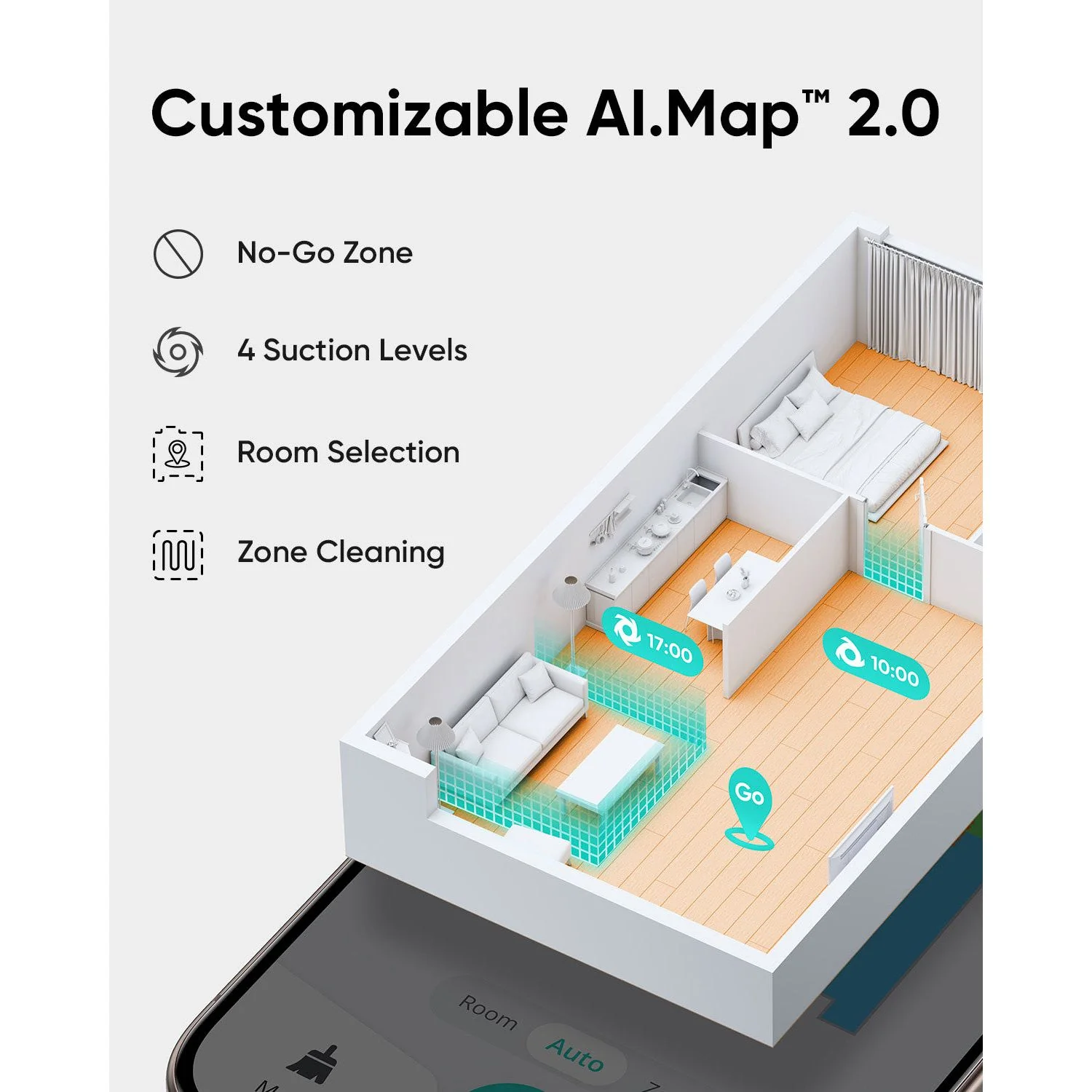 Eufy L60 Hybrid Robot Vacuum Cleaner - Black | T2268V11 - Image 7