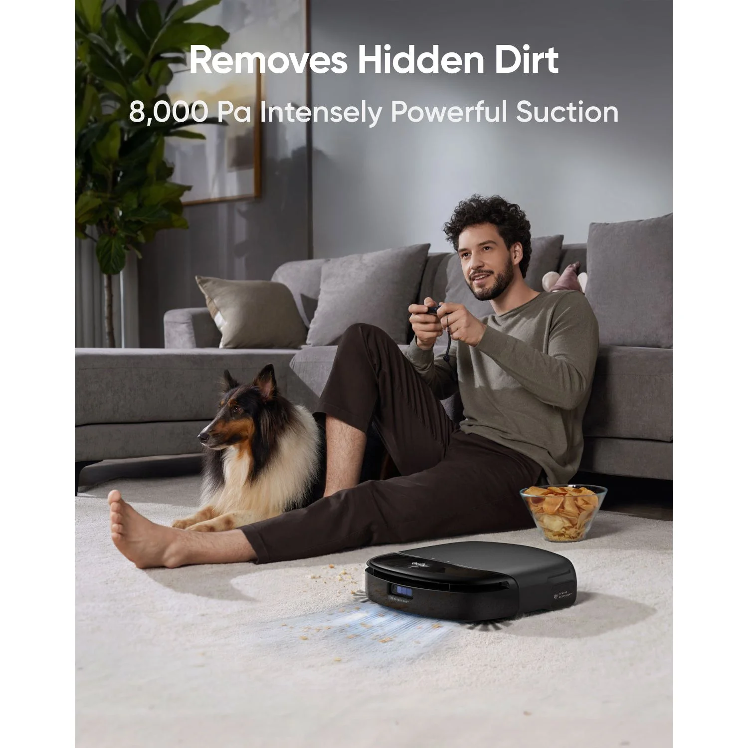 Eufy Omni S1 Pro + Filters Robot Vacuum Cleaner - Black | T2080GA1 - Image 12