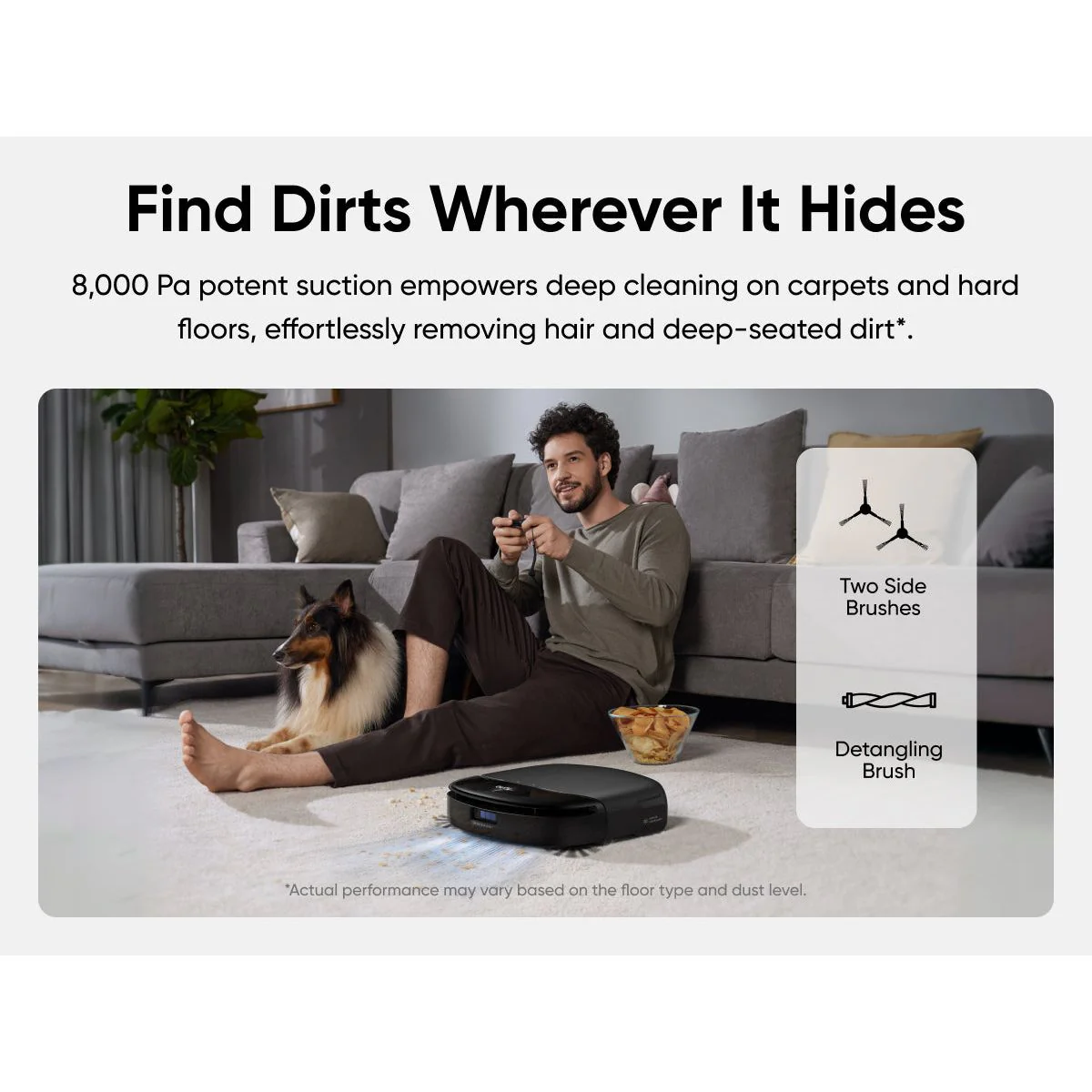 Eufy Omni S1 Pro + Filters Robot Vacuum Cleaner - Black | T2080GA1 - Image 18