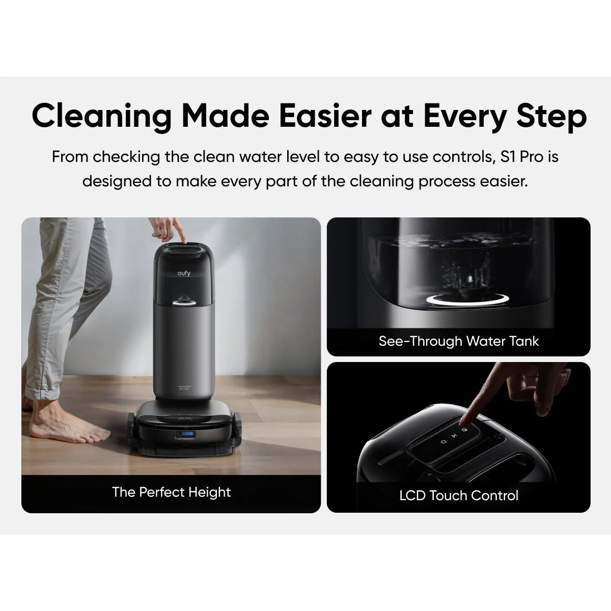 Eufy Omni S1 Pro + Filters Robot Vacuum Cleaner - Black | T2080GA1 - Image 28