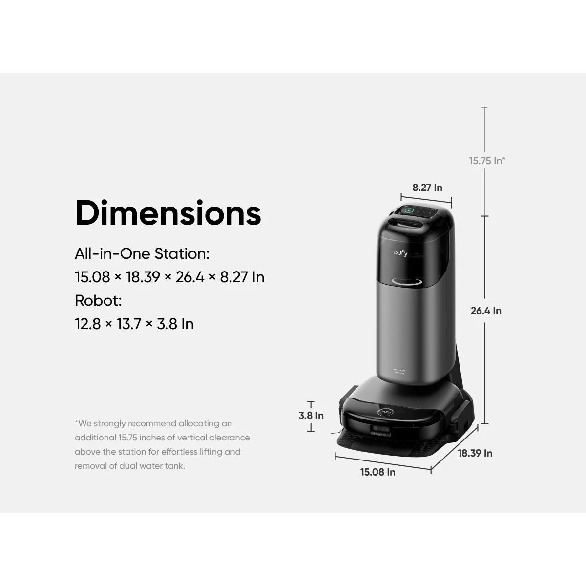 Eufy Omni S1 Pro + Filters Robot Vacuum Cleaner - Black | T2080GA1 - Image 30