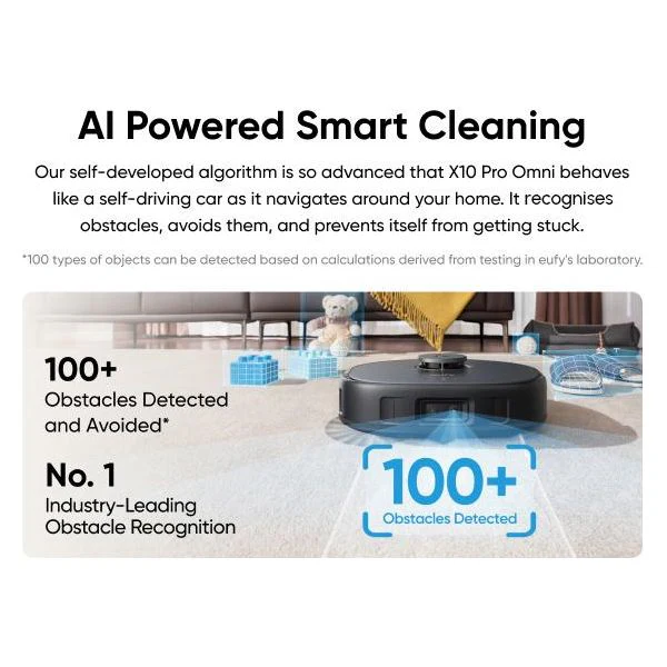 Eufy X10 Pro Omni Robot Vacuum and Mop with All-in-One Station - Black | T2351V11 - Image 21