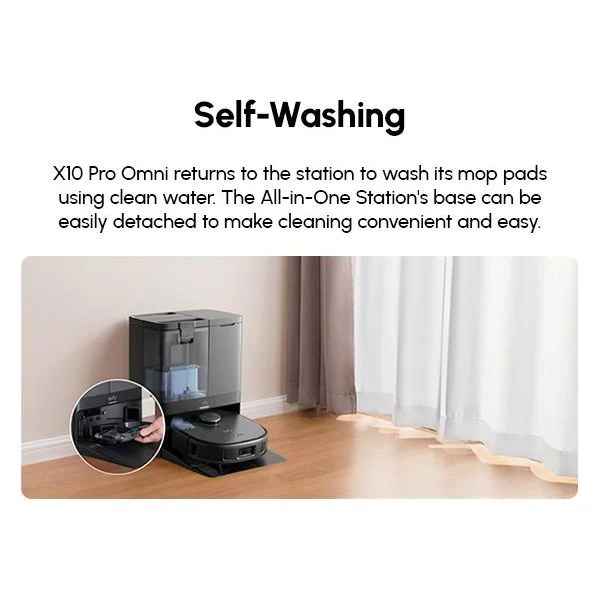 Eufy X10 Pro Omni Robot Vacuum and Mop with All-in-One Station - Black | T2351V11 - Image 29