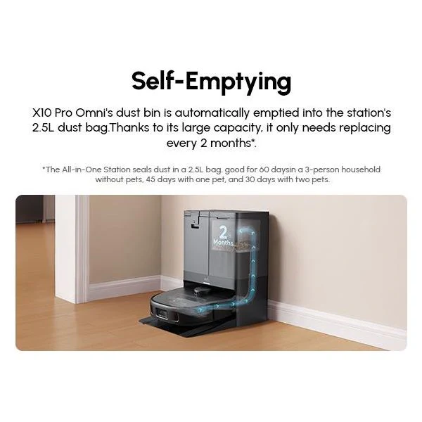 Eufy X10 Pro Omni Robot Vacuum and Mop with All-in-One Station - Black | T2351V11 - Image 30