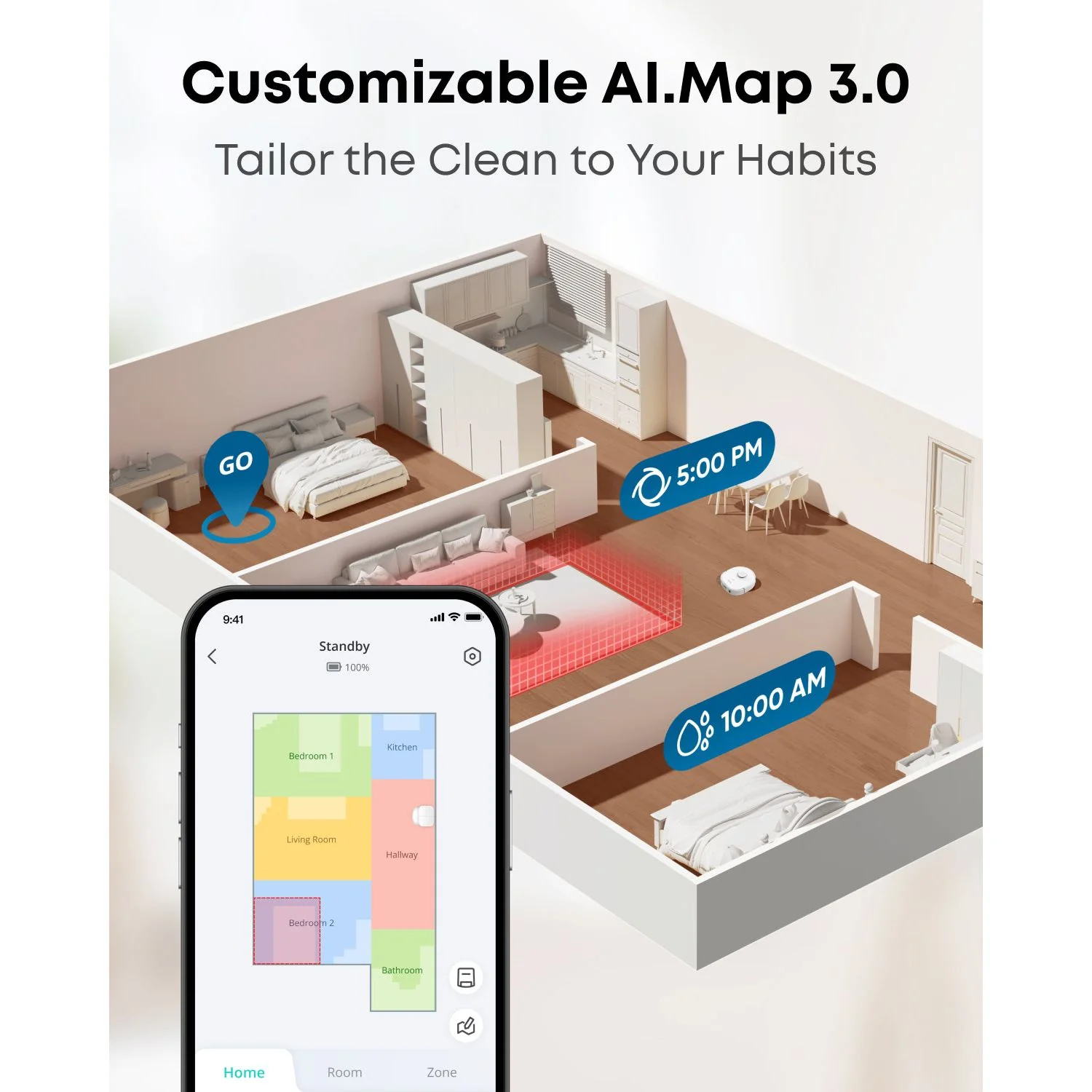 Eufy X10 Pro Omni Robot Vacuum and Mop with All-in-One Station- White | T2351221 - Image 12