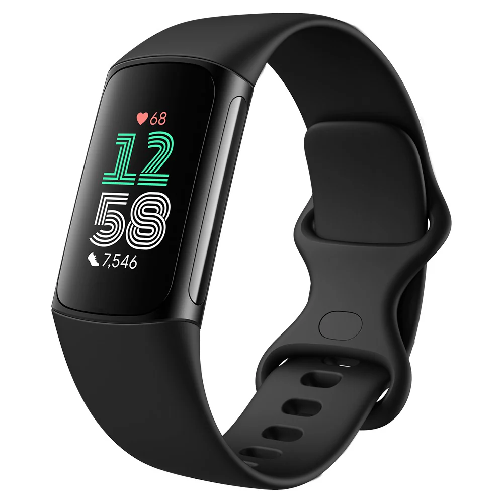 Fitbit Charge 6 19MM Advanced Fitness Tracker Smart Watch - Obsidian & Black Aluminium | 79-GA05183-GB - Image 2