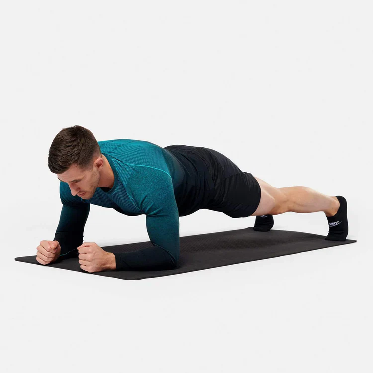 Fizfit Elite 6MM Gym Yoga Mat for Stretching & Exercise - Black | E4 - Image 4