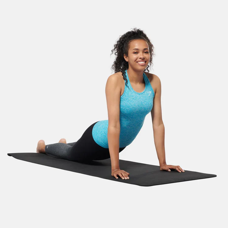 Fizfit Elite 6MM Gym Yoga Mat for Stretching & Exercise - Black | E4 - Image 5