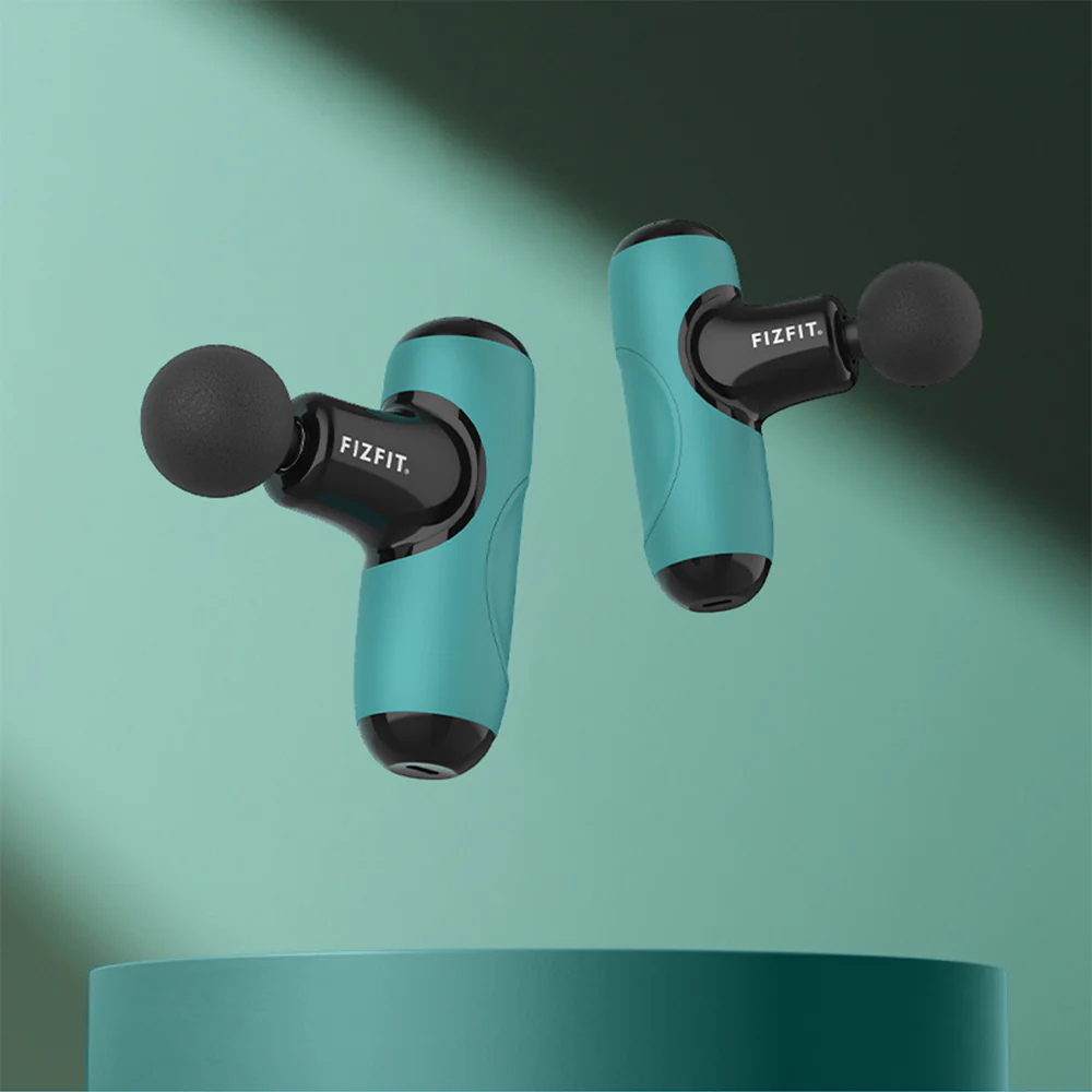 Fizfit Massage Gun Mini - Turquoise Green & Black | 490254 - Image 3