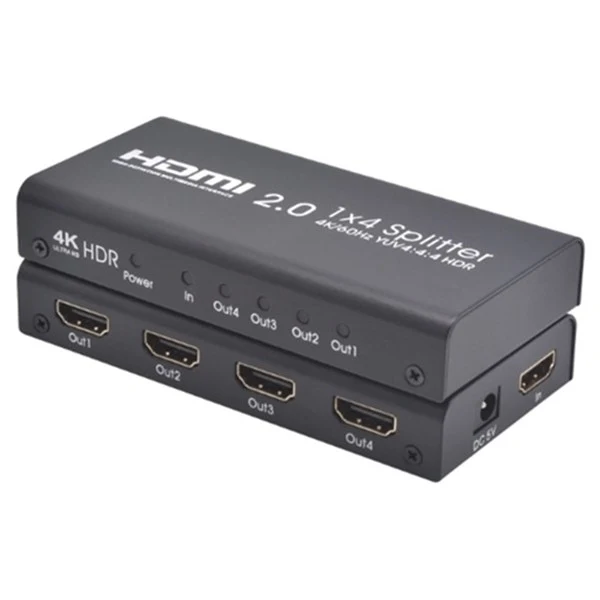 Fleming 4 Way HDMI Splitter - Black | 130117 - Image 3