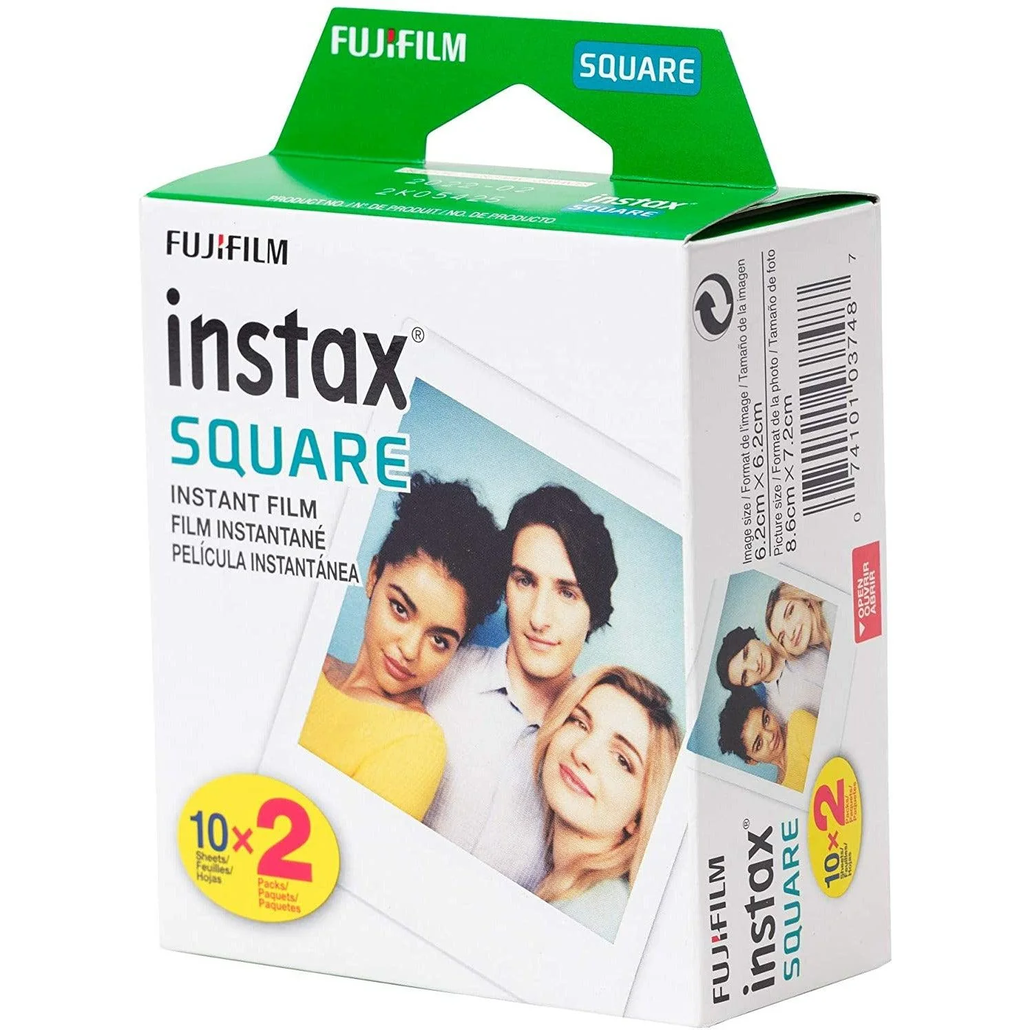 Fujifilm Instax Square Twin Pack Instant Film - Pack of 20 | INSTAXSQ1FILM - Image 2