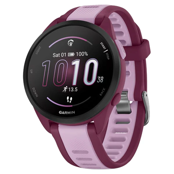 Garmin Forerunner 165 Music 30MM Smart Watch - Berry & Lilac | 49-GAR-010-02863-33
