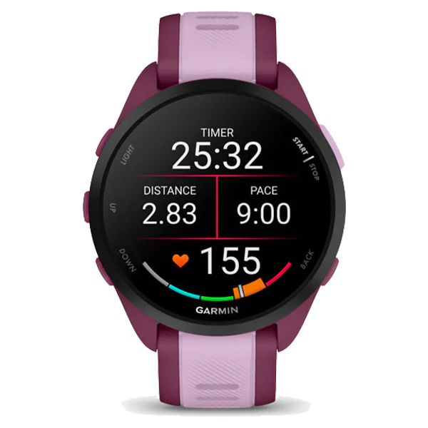 Garmin Forerunner 165 Music 30MM Smart Watch - Berry & Lilac | 49-GAR-010-02863-33 - Image 4