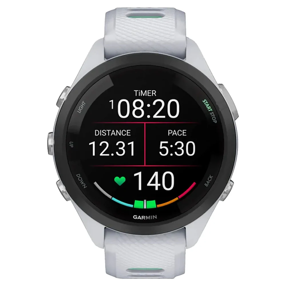 Garmin Forerunner 265S 42MM Running Smart Watch - Whitestone & Neo Tropick | 49-GAR-010-02810-14 - Image 2