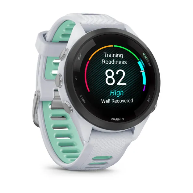 Garmin Forerunner 265S 42MM Running Smart Watch - Whitestone & Neo Tropick | 49-GAR-010-02810-14 - Image 3