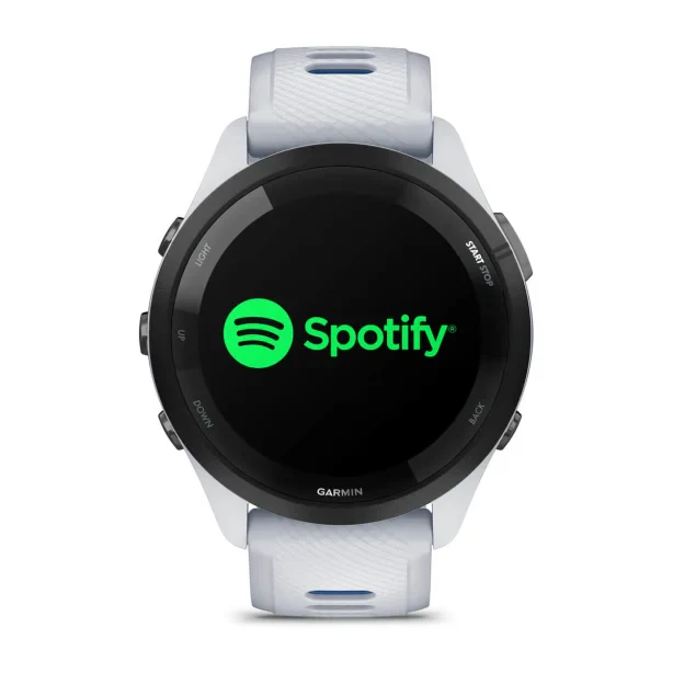 Garmin Forerunner 46MM Running Smart Watch - Whitestone & Tidal Blue | 49-GAR-010-02810-11 - Image 4