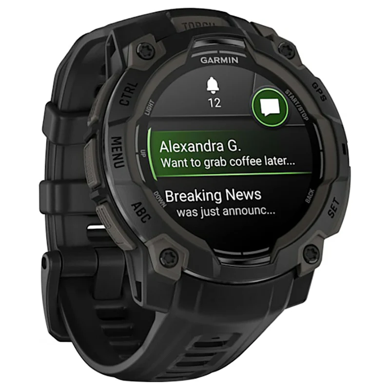 Garmin Instinct 3 45MM Smart Watch - Black | 49-GAR-010-02936-00 - Image 3