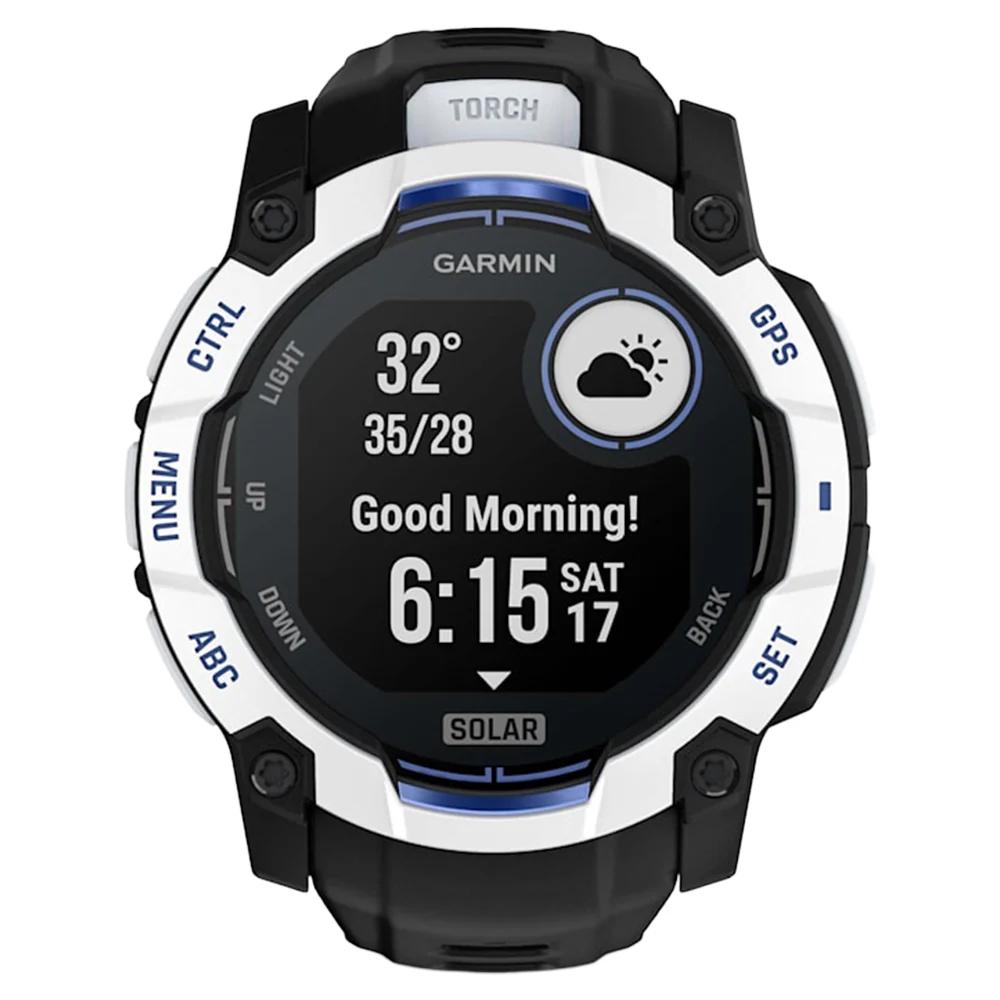 Garmin Instinct 3 50MM Solar Smart Watch with Black and Bolt Blue Band - Whitestone | 49-GAR-010-02935-03 - Image 12