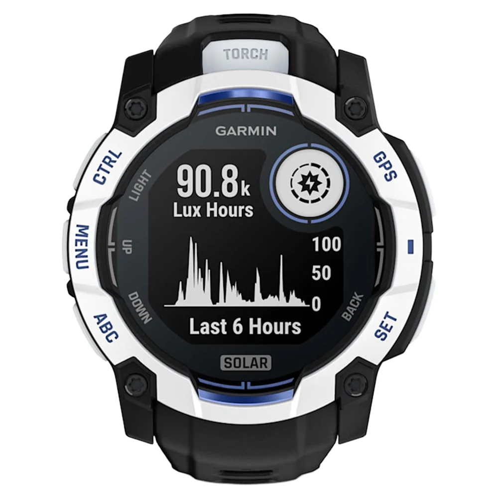 Garmin Instinct 3 50MM Solar Smart Watch with Black and Bolt Blue Band - Whitestone | 49-GAR-010-02935-03 - Image 6