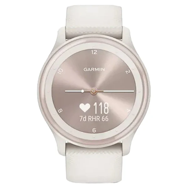 Garmin Vivomove Sport 40MM Smart Watch - Ivory | 49-GAR-010-02566-01 - Image 3