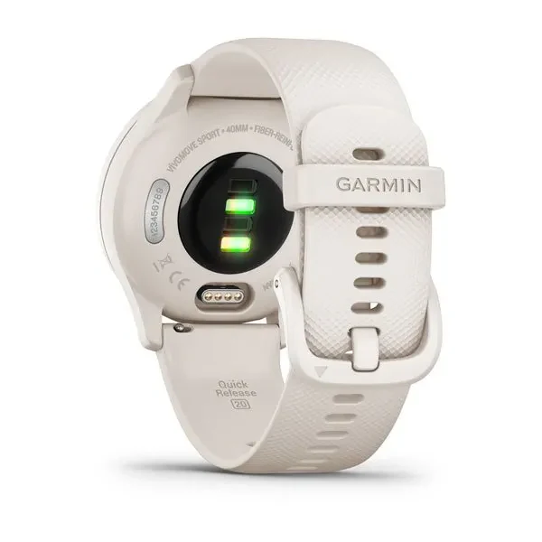 Garmin Vivomove Sport 40MM Smart Watch - Ivory | 49-GAR-010-02566-01 - Image 7