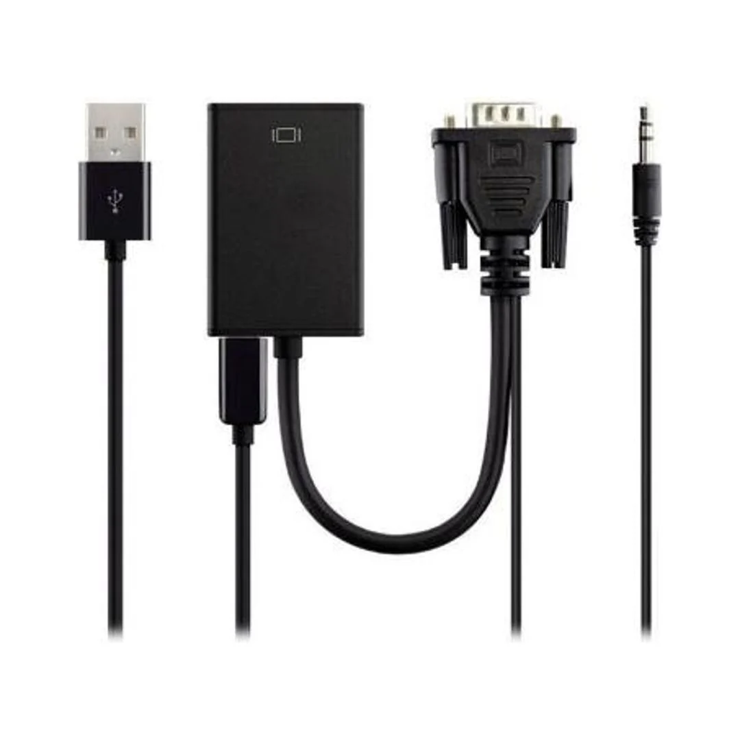 Gbc Konelco VGA-USB/HDMI Converter - Black | 443642 - Image 2