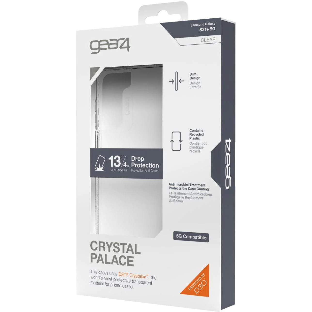 Gear4 Crystal Palace Case for Samsung S21+ 5G - Clear | 702007306 - Image 9
