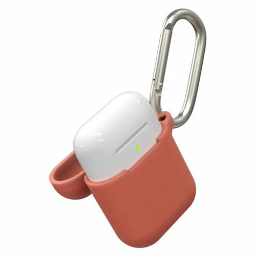Gear4 Silicone Case for Apple AirPods 1 & 2 - Coral | 702004153 - Image 3