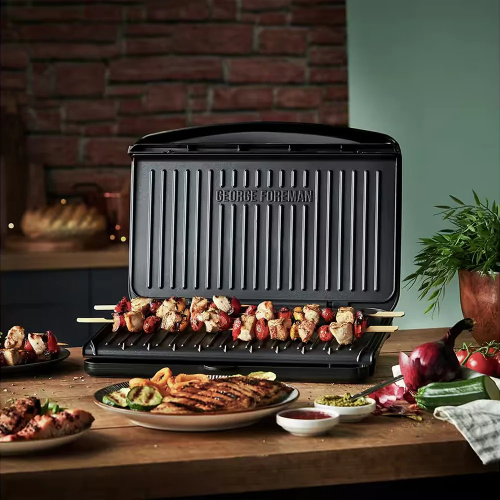 George Foreman Large Fit Health Grill - Black | 25820 - Image 5