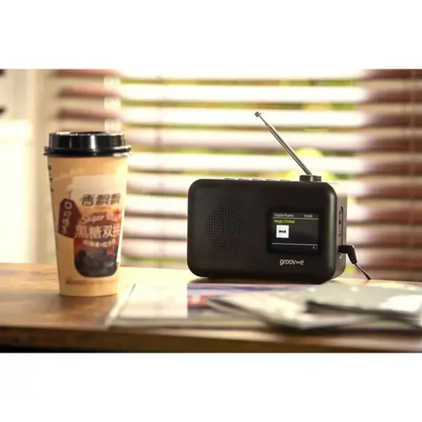 Groov-e Berlin Portable DAB/FM Bluetooth Radio - Black | GVDR06BK - Image 5
