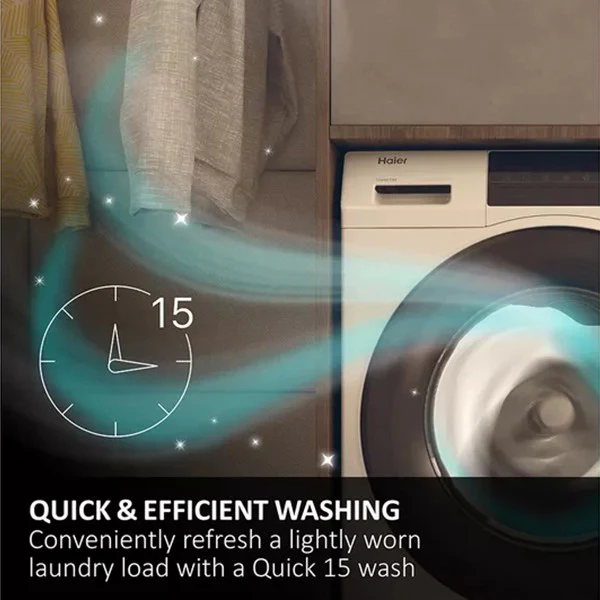 Haier 10KG/6KG 1400RPM Freestanding Washer Dryer - Graphite | HWD10BD14979SNUK - Image 11