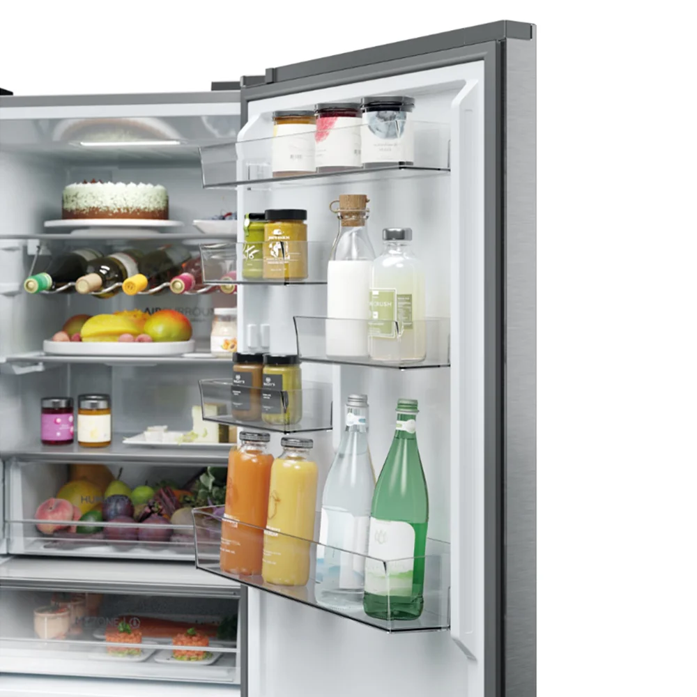 Haier 357L Frost Free Freestanding Fridge Freezer - Inox | HTW5618DWMG - Image 15