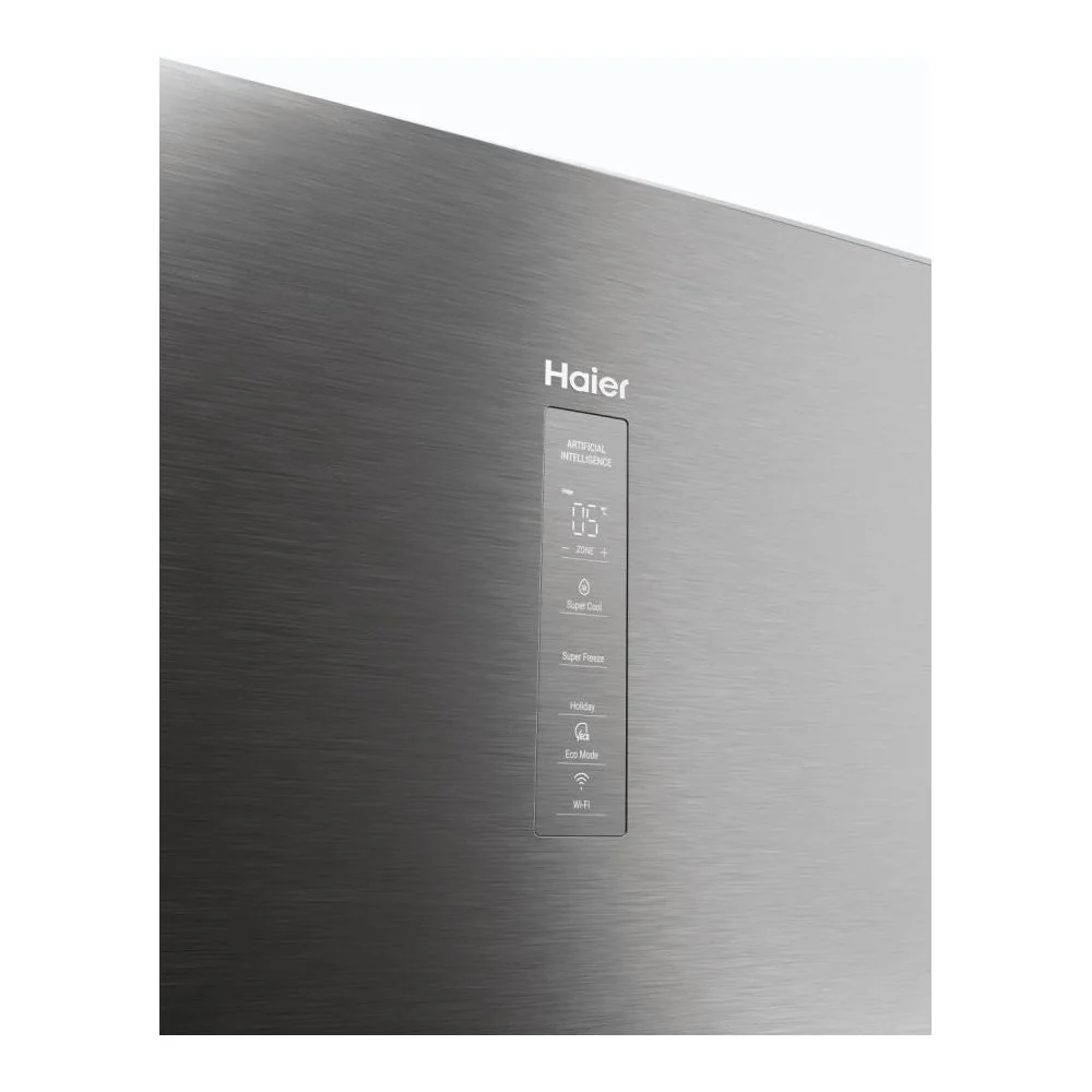 Haier 3D 60 Series 5 360L Frost Free Freestanding Fridge Freezer - Silver | HTW5618ENMG - Image 11