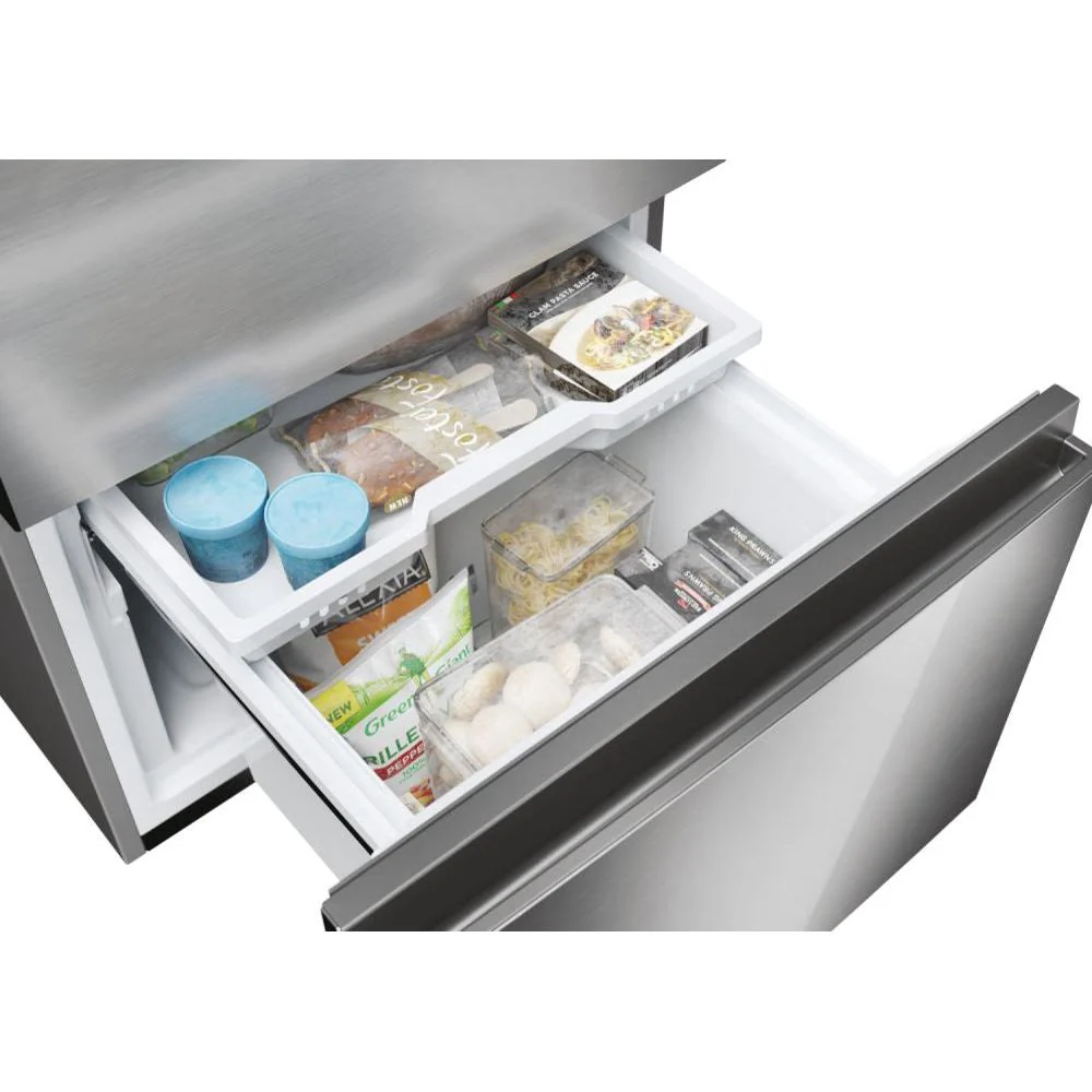 Haier 3D 60 Series 5 360L Frost Free Freestanding Fridge Freezer - Silver | HTW5618ENMG - Image 9