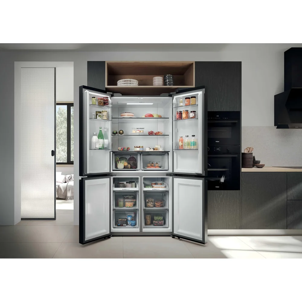 Haier Cube 90 3 651L Frost Free Multi-door Fridge Freezer - Slate Black | HCR39F19ENPT - Image 15