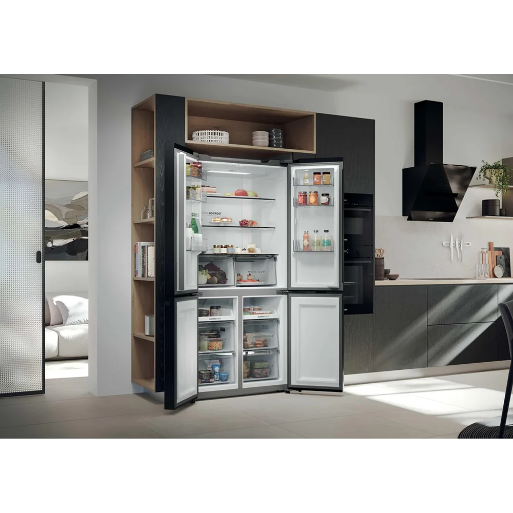 Haier Cube 90 3 651L Frost Free Multi-door Fridge Freezer - Slate Black | HCR39F19ENPT - Image 16