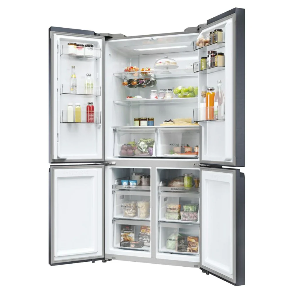 Haier Cube 90 Series 5 528L Frost Free Freestanding Multi Door American Fridge Freezer | HCR5919ENMB - Image 13