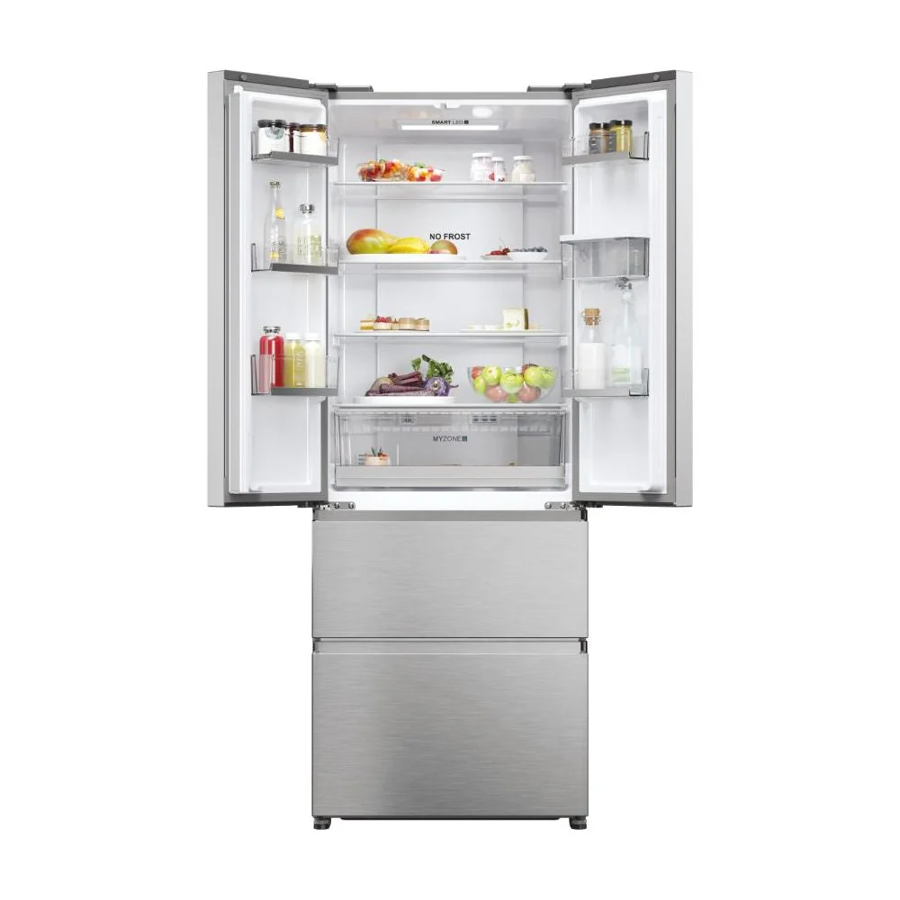 Haier FD 70 Series 5 444L Frost Free Multi Door Freestanding Fridge Freezer - Platinum Inox | HFR5719EWMP - Image 10