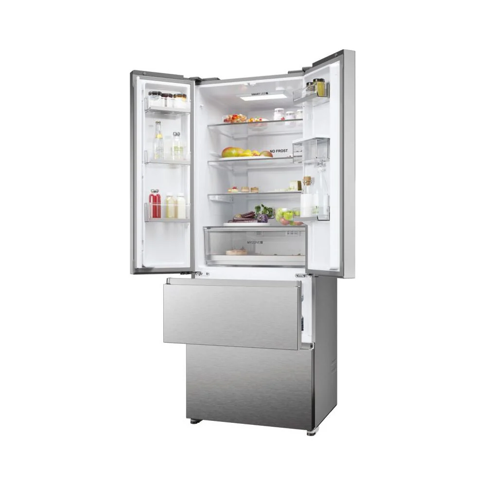 Haier FD 70 Series 5 444L Frost Free Multi Door Freestanding Fridge Freezer - Platinum Inox | HFR5719EWMP - Image 16