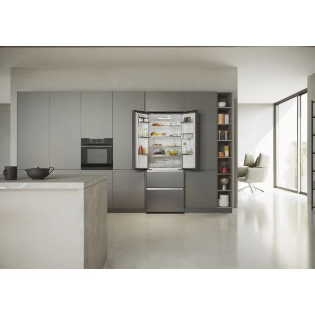 Haier FD 70 Series 5 444L Frost Free Multi Door Freestanding Fridge Freezer - Platinum Inox | HFR5719EWMP - Image 27