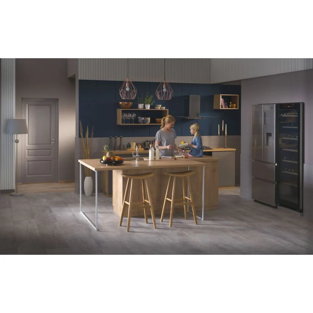 Haier FD 70 Series 5 444L Frost Free Multi Door Freestanding Fridge Freezer - Platinum Inox | HFR5719EWMP - Image 3